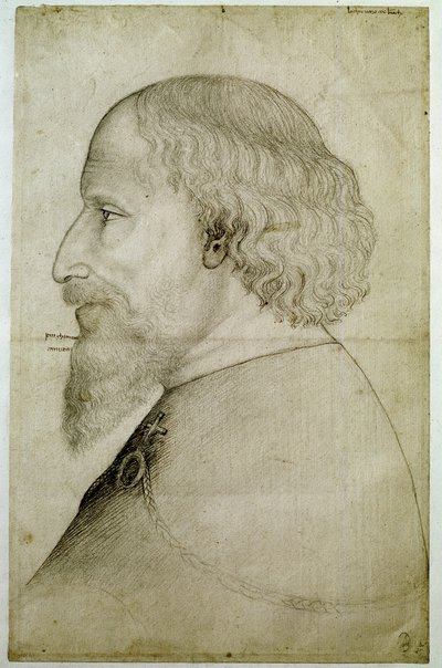 卢森堡皇帝西吉斯蒙德（1368-1437），半身像，左侧的轮廓。安东尼奥-迪-普西奥-皮萨诺（Antonio di Puccio Pisano dit Pisanello）（1395-1455年前）绘制。黑色石头。尺寸：41.1x55.9厘米。 作者 安东尼奥·皮萨内洛
