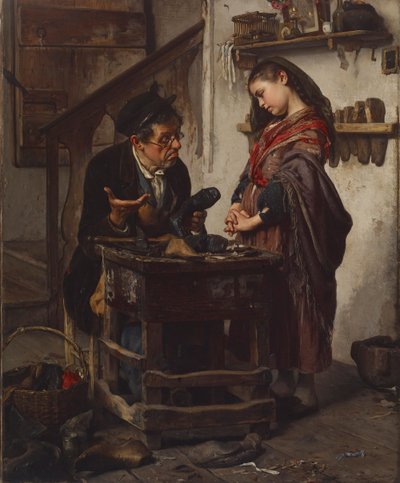 The Hopeless Case，1871（面料上油） 作者 安东尼奥·罗塔（Antonio Rotta）