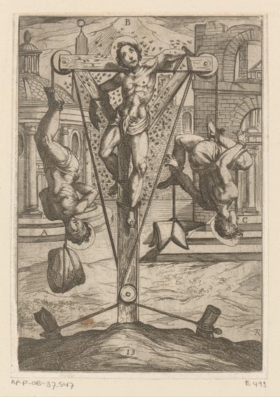 昆虫叮咬和绞刑
基督教殉教者遭受的酷刑（系列标题）
Varia tormentorum et supplicioru crudelium（......）（系列标题） 作者 安东尼奥·坦佩斯塔