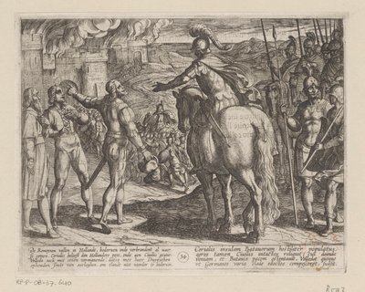 罗马人焚烧荷兰乡村
巴达维亚人对罗马人的战争（系列标题）
Batavorum cum Romanis Bellum（系列标题） 作者 奥托·范·维恩