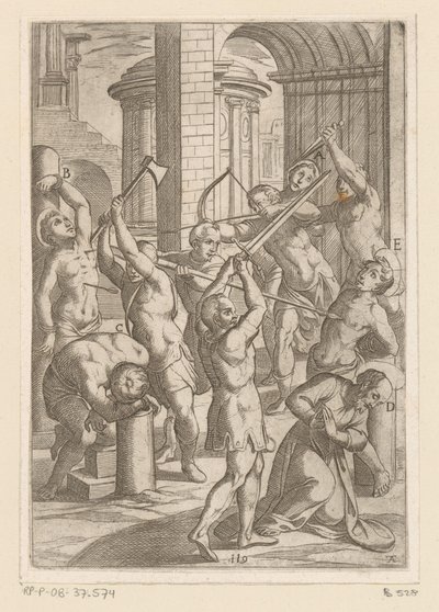 刀枪弓箭酷刑
基督教殉教者遭受的酷刑（系列标题）
Varia tormentorum et supplicioru crudelium（......）（系列标题） 作者 安东尼奥·坦佩斯塔