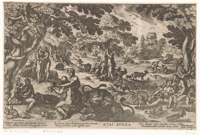 黄金时代
Aetas aurea（物品上的标题）
世界的四个时代（系列名称） 作者 尼古拉·范·阿尔斯特