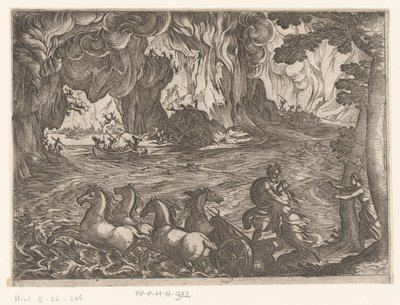 普罗瑟皮娜之劫的景观
神话景观（系列名称） 作者 Nicolaus van Aelst（可能）