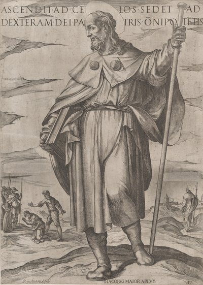 St. James Major, late 16 century., late 16 century. 作者 安东尼奥·坦佩斯塔
