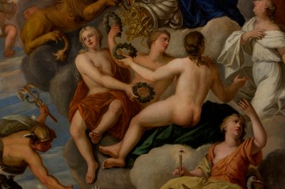 The Three Graces, detail from The Queen