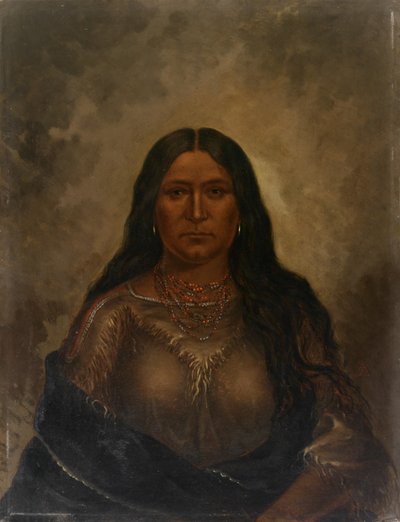 Chan-ku-wash-te-mine好路子女人，约1887年。 作者 安东尼奥·泽诺·辛德勒