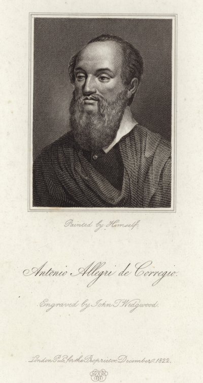 来自Correggio的Antonio Allegri 作者 安东尼奥·达·科雷焦