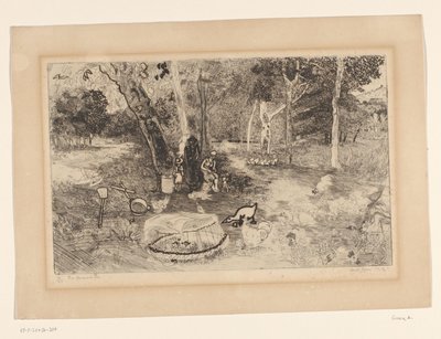 La Bourdelle（物体上的原始标题） 作者 安东尼·格罗斯（艺术家签名）
