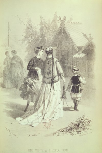 参观1867年巴黎世界博览会 作者 安东尼·保罗·埃米尔·莫隆