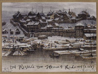 49,2x135,1，20 世纪初（石版画） 作者 阿波利纳里（Apollinari Mikhailovich Vasnetsov）