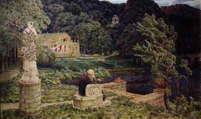 在老公园。过去的一切，1926年 作者 阿波利纳里（Apollinari Mikhailovich Vasnetsov）