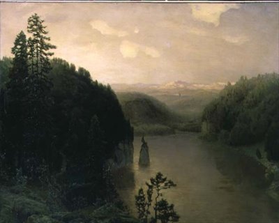 乌拉尔地区的戈尔诺耶湖 作者 阿波利纳里（Apollinari Mikhailovich Vasnetsov）