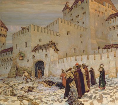 杀戮场（旧莫斯科的重建） 作者 阿波利纳里（Apollinari Mikhailovich Vasnetsov）