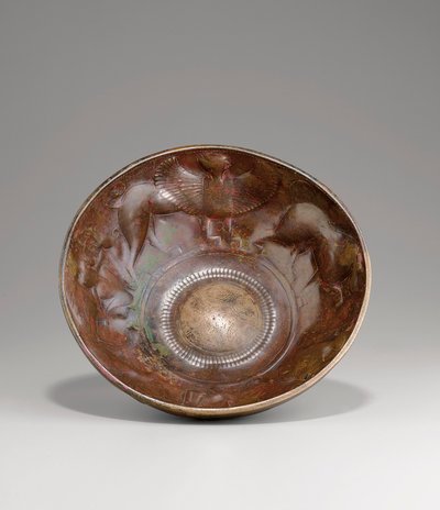 碗，公元1世纪至3世纪（青铜器） 作者 阿拉伯南部