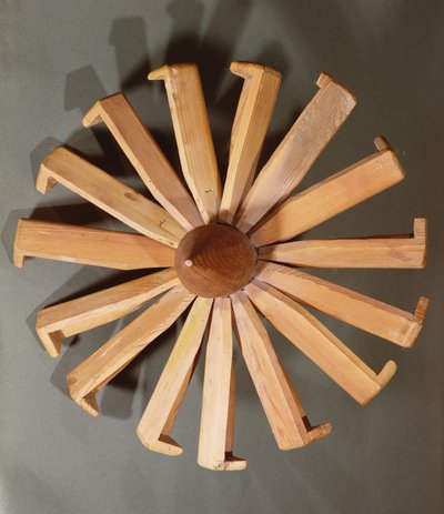 阿拉伯纺车（木头） 作者 Arabic School