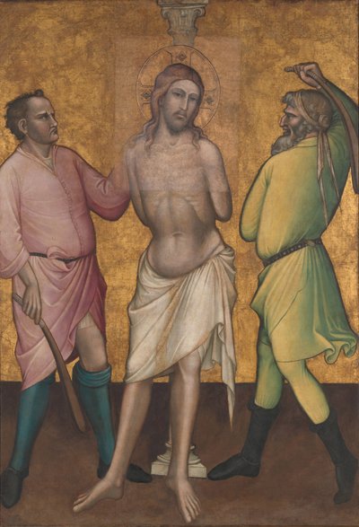 鞭叹，c.1395-1400 作者 阿雷蒂诺（Aretino）Luca Spinello或Spinelli