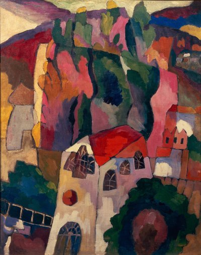 杨树，1916年 作者 Aristarkh Vasilievic Lentulov