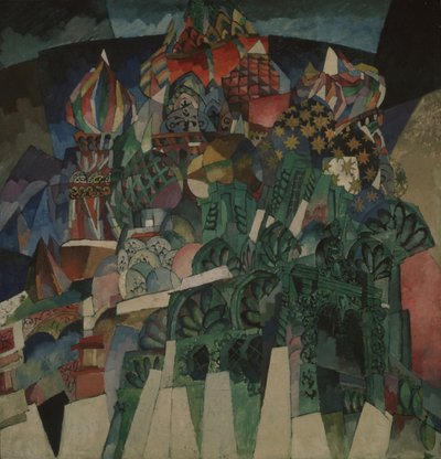 罗勒大教堂，1913年 作者 阿里斯塔克（Aristarkh Vasilievic Lentulov）
