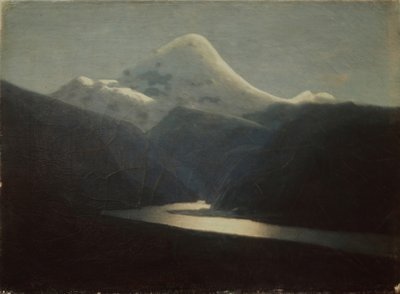 1870年代，在厄尔布鲁士峰上 作者 阿尔希普·伊万诺维奇·库因吉