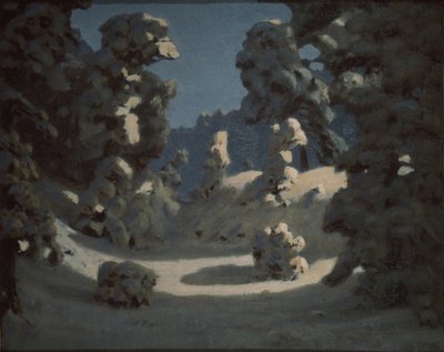 白霜上的黑子，1876-1890年 作者 阿尔希普·伊万诺维奇·库因吉