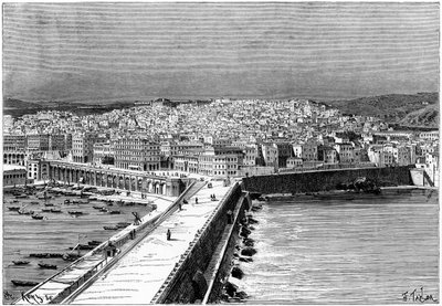 阿尔及利亚阿尔及尔，大约1890年。 作者 阿曼·科尔（Armand Kohl）