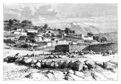 1895年，叙利亚赫尔蒙山。 作者 阿曼·科尔（Armand Kohl）