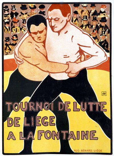 Tournament de Liège à la fontaine 作者 阿曼德·拉森福斯