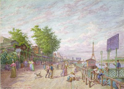 Point du Jour码头，Boulogne Billancourt，1897 作者 阿诺德·杜贝克
