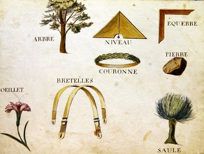 插图来自《1814年法国字母书》，由Charles Plante Fine Arts出版。 作者 Arnaud de Beauregard