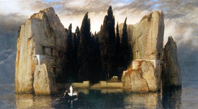 德语: Die Toteninsel 死亡之岛 作者 阿诺德·伯克林