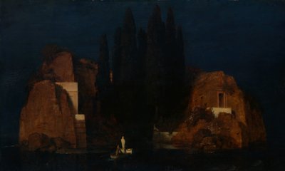 死亡之岛，1880年。 作者 阿诺德·伯克林