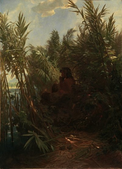 Pan in the Reed , 1856-1857。 作者 阿诺德·伯克林