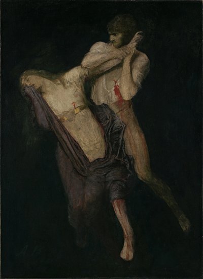 保罗和弗朗西斯卡，1893年。 作者 阿诺德·伯克林
