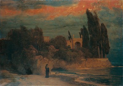海边别墅 作者 Arnold Böcklin