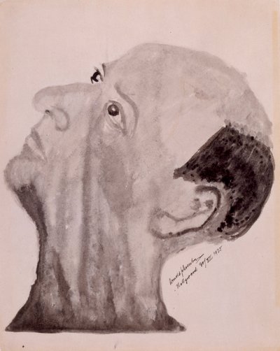 阿诺德勋伯格自画像 - 好莱坞 1923 作者 阿诺德勋伯格
