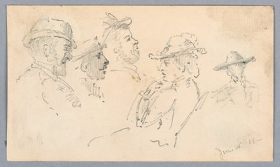 头像素描 作者 阿诺德威廉布伦纳