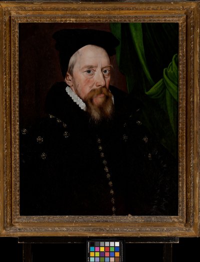 威廉-塞西尔，伯格利勋爵（1520-1598 年），约 1575 年（木板油画） 作者 Arnold von（由或之后）Brounckhorst