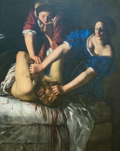 朱迪丝和霍罗费恩 作者 蒿（Artemisia Gentileschi）