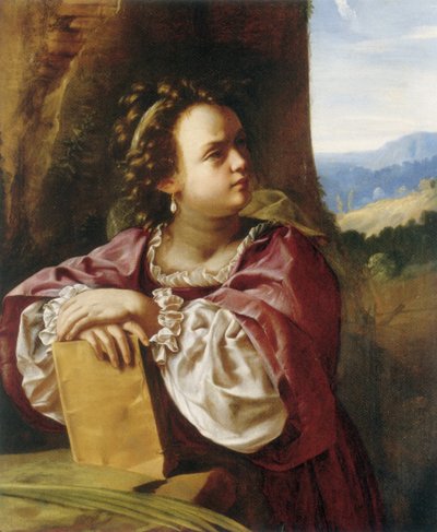 亚历山大的圣凯瑟琳 作者 蒿（Artemisia Gentileschi）
