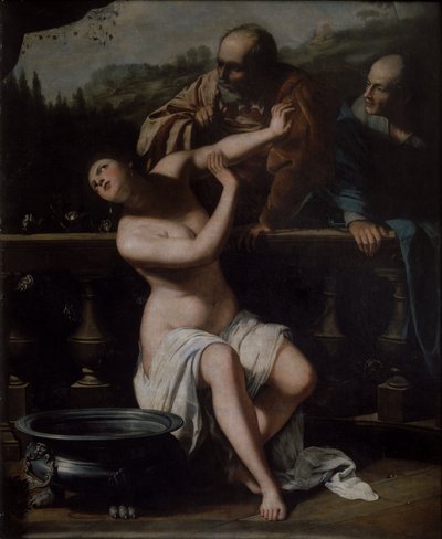 苏珊娜和长老 作者 蒿（Artemisia Gentileschi）
