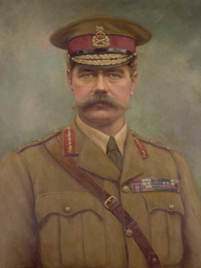 基奇纳勋爵的肖像，1915年 作者 Arthur Alfred Davis