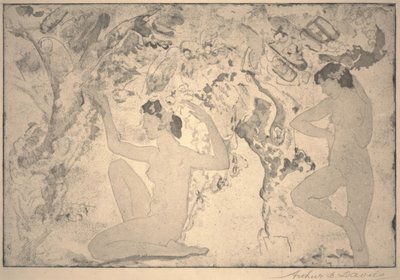 《棱角之美》，欧内斯特·哈斯克尔（Ernest Haskell）印刷，1918年 作者 亚瑟·鲍恩·戴维斯