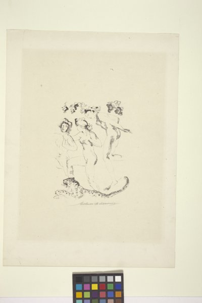 巴肯特》（石版画） 作者 亚瑟·鲍恩·戴维斯