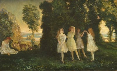 跳舞儿童，1902年 作者 亚瑟·鲍恩·戴维斯