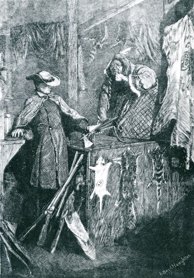 与美国西部的印第安人交往，由Joseph Swain（1820-1909）1871年刻 作者 阿瑟·博伊德·霍顿