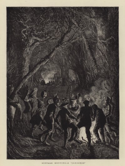 水牛城狩猎，大露营 作者 Arthur Boyd Houghton