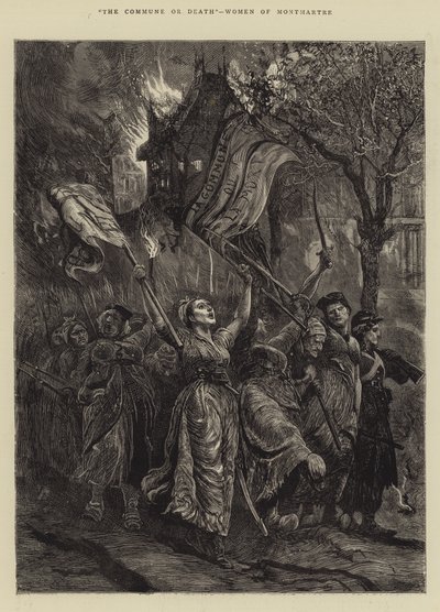 公社或死亡，蒙马特的妇女 作者 Arthur Boyd Houghton
