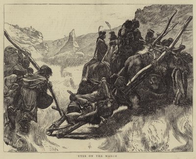 三月份的Utes 作者 Arthur Boyd Houghton