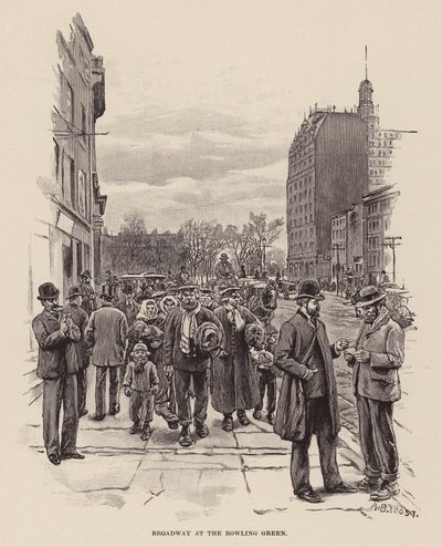 保龄球馆的百老汇（雕刻） 作者 亚瑟·伯迪特·弗罗斯特