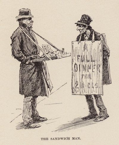 三明治人（雕刻） 作者 亚瑟·伯迪特·弗罗斯特